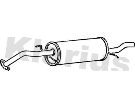 Exhaust backbox / end silencer