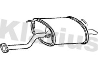 Exhaust backbox / end silencer