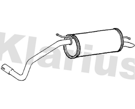 Exhaust backbox / end silencer, Image 2