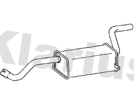 Exhaust backbox / end silencer, Image 2