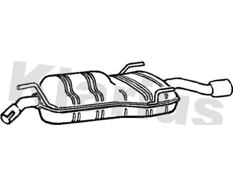 Exhaust backbox / end silencer, Image 2