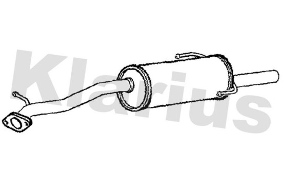 Exhaust backbox / end silencer