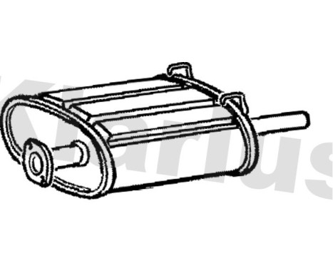 Exhaust backbox / end silencer, Image 2