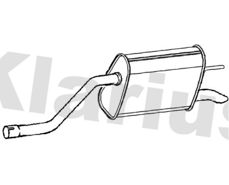 Exhaust backbox / end silencer, Image 2