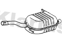 Exhaust backbox / end silencer