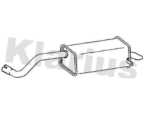 Exhaust backbox / end silencer, Image 2