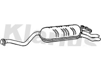 Exhaust backbox / end silencer