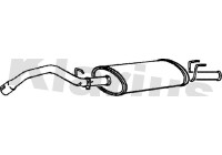 Exhaust backbox / end silencer