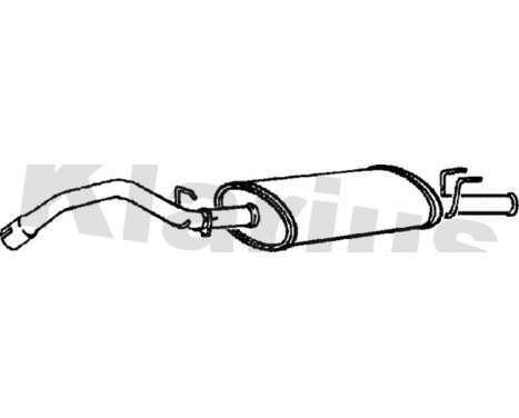Exhaust backbox / end silencer