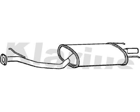 Exhaust backbox / end silencer