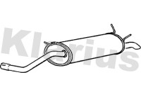 Exhaust backbox / end silencer