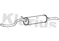 Exhaust backbox / end silencer