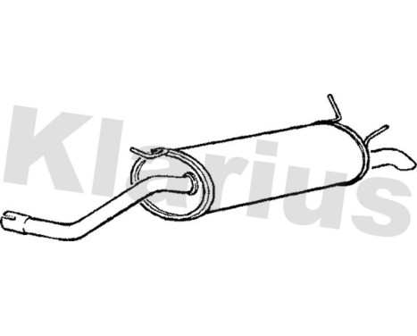 Exhaust backbox / end silencer