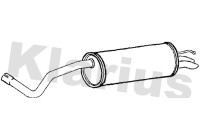 Exhaust backbox / end silencer