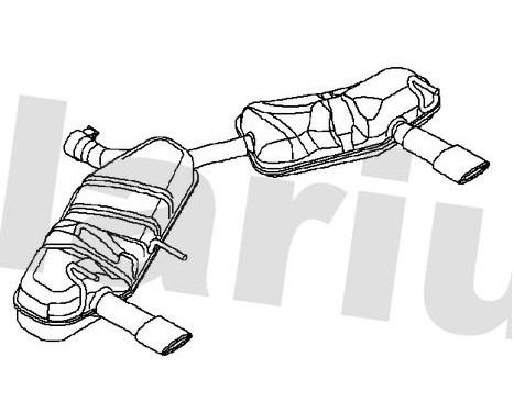 Exhaust backbox / end silencer, Image 2
