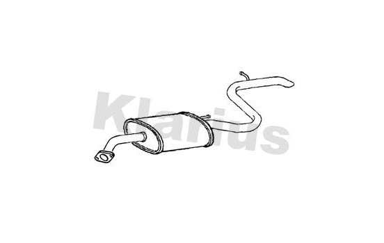 Exhaust backbox / end silencer, Image 2