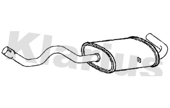 Exhaust backbox / end silencer, Image 2