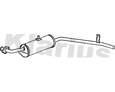 Exhaust backbox / end silencer