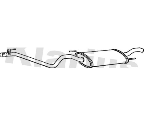 Exhaust backbox / end silencer