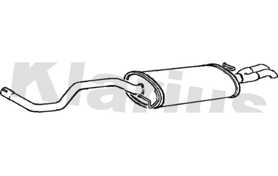 Exhaust backbox / end silencer