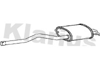 Exhaust backbox / end silencer