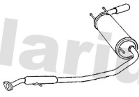 Exhaust backbox / end silencer