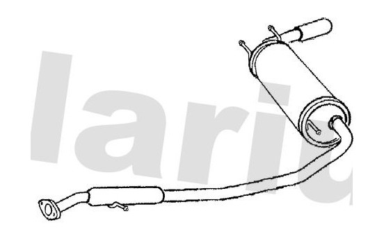 Exhaust backbox / end silencer