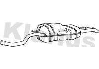 Exhaust backbox / end silencer