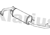 Exhaust backbox / end silencer