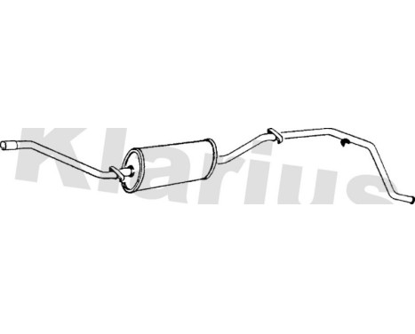 Exhaust backbox / end silencer