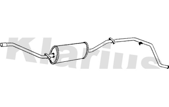 Exhaust backbox / end silencer