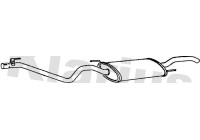 Exhaust backbox / end silencer