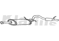 Exhaust backbox / end silencer
