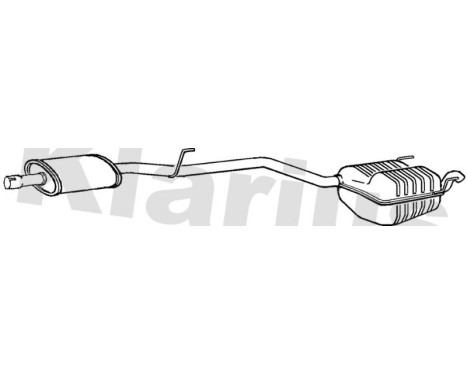 Exhaust backbox / end silencer