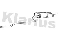 Exhaust backbox / end silencer