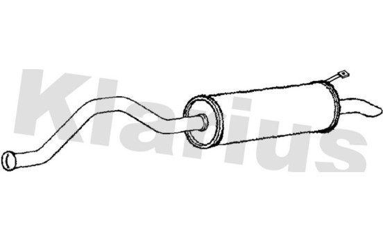 Exhaust backbox / end silencer