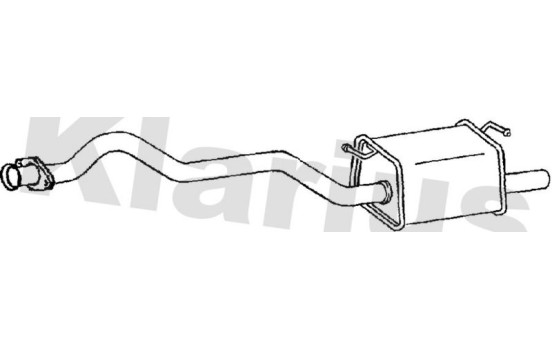 Exhaust backbox / end silencer