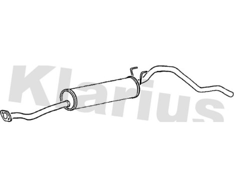 Exhaust backbox / end silencer
