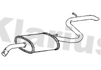 Exhaust backbox / end silencer