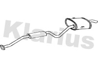 Exhaust backbox / end silencer