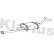 Exhaust backbox / end silencer