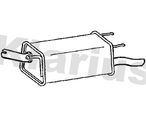 Exhaust backbox / end silencer, Image 2