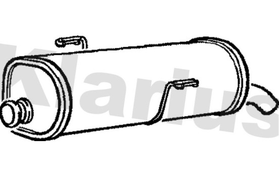 Exhaust backbox / end silencer, Image 3