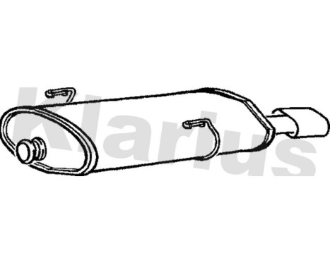 Exhaust backbox / end silencer, Image 2