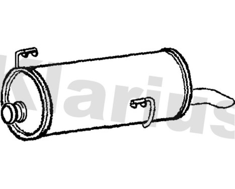 Exhaust backbox / end silencer, Image 2