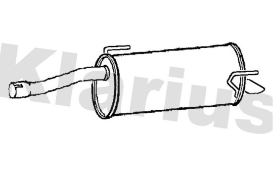 Exhaust backbox / end silencer, Image 2