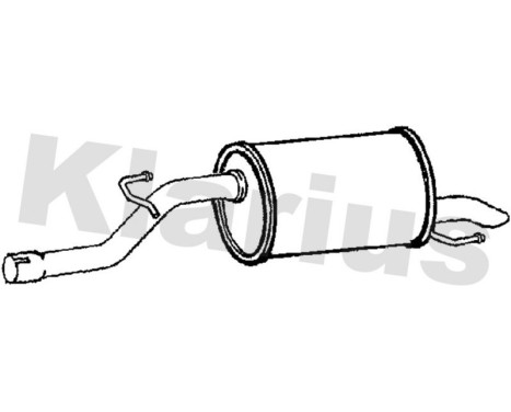 Exhaust backbox / end silencer, Image 2