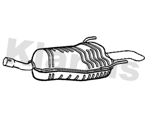 Exhaust backbox / end silencer, Image 2