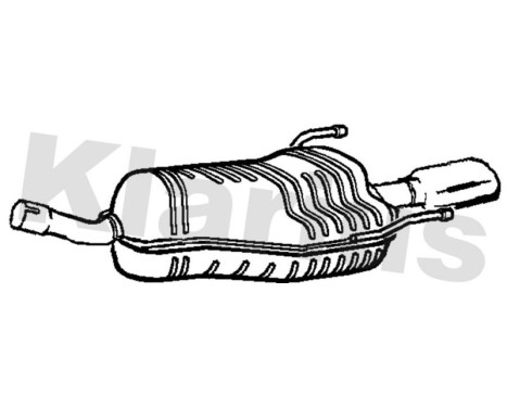 Exhaust backbox / end silencer, Image 2