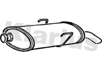 Exhaust backbox / end silencer